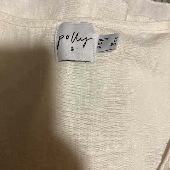 Cute white dress from Polly - Picture 2 of 2